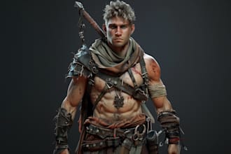 create aaa characters based on your concept art