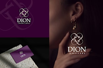 do luxury clothing jewelry fashion business logo design
