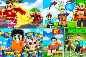 create professional roblox youtube thumbnail