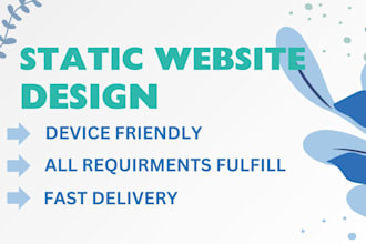 do a responsive static website design