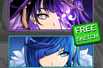 make anime peeker sticker