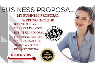 write business proposal grant proposal business plan and pitch deck presentation