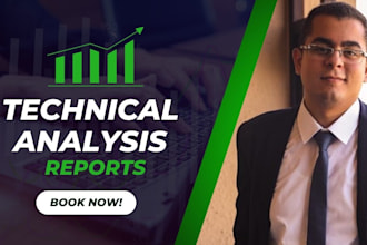 do technical analysis report for any chart