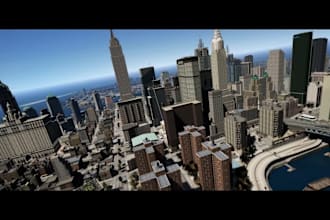 custom fivem map, fivem cities, fivem realistic map, nyc map, detroit, la fivem