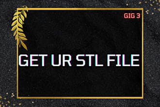 convert 3d to stl file