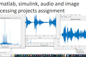 do matlab, simulink, audio and image processing projects assignment
