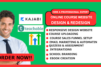 kajabi website teachable gohighlevel online course sales funnel teachable school