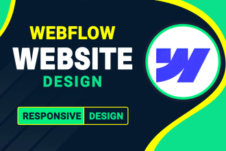 design or redesign webflow website or convert figma to webflow ecommerce