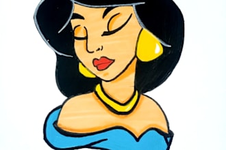 do a full HD video for step by step drawing and paper craft tutorial