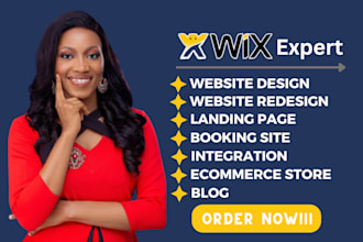 create your business website with wix