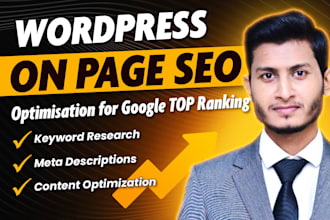 do wordpress on page SEO optimisation for google top ranking