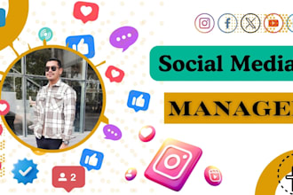 do your social media manager on facebook instagram, linkedin