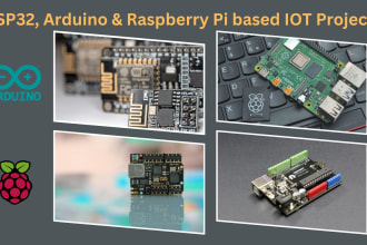 develop iot project with arduino, esp32 and raspberry pi