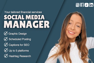 be your financial services social media manager
