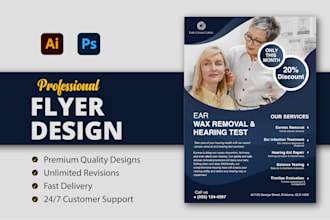 design a business sales flyer for your company