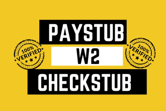 make topnotch paystub, check stubs, 1099 and w2 as a payroll