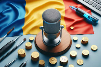 do romanian voice overs for ads, campaigns on tiktok, instagram, facebook