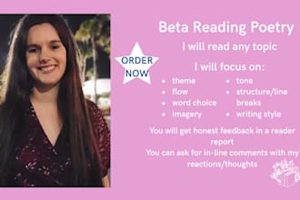 beta read your poetry