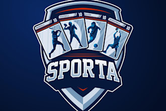 do soccer, basketball, baseball and sports logo design