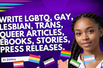 write lgbtq, gay, lesbian, trans, queer articles, ebooks, stories, kindle books