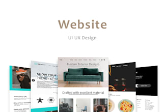 design a responsive mobile friendly website UX UI in figma
