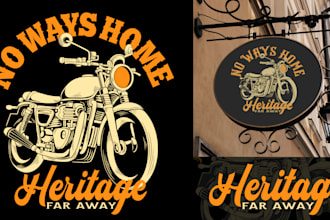 design a hand drawn vintage automotive logo for your garage or brand