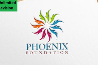 do minimal charity organization phoenix foundation logo