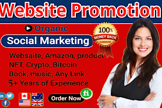 promote your business website amazon product book crypto coin any link