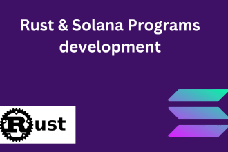 be your rust and solana program developer