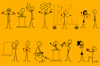 do stickman figure very unique