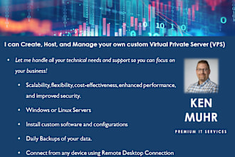 create host and manage your own custom virtual private server vps