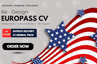 revamp CV expert resume maker european german write canadian USA ats style UK