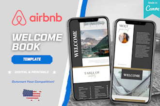create a digital airbnb welcome guest book template for your vacation rental