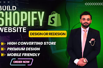 build and develop your shopify ecommerce website