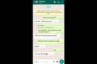 make realistic whatsapp chats video conversations