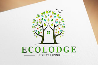 do modern minimalist custom business logo design