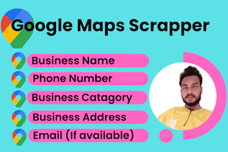 do google maps scraper for b2b lead gen, data extraction, mining, email address