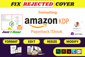 fix amazon upload errors in paperback, hardcover, or ebook
