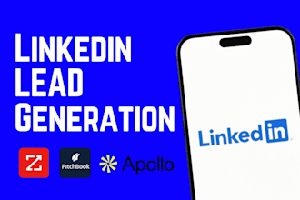 do b2b linkedin lead generation and email list building