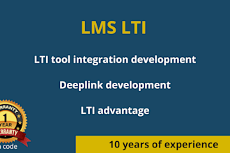 implement the lti standard on your app  deeplink advantage  publish as lti tool