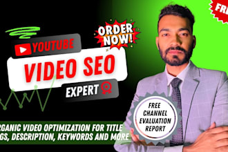 optimize your youtube videos for top SEO ranking and organic growth