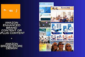 create ebc or aplus content and store front design