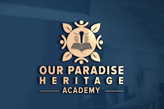 design school and university education logo for your brand