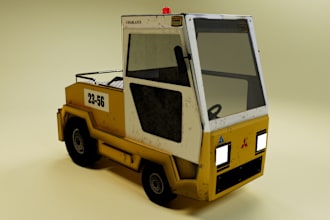 do 3d low poly modeling and texturing