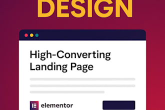 design a high converting wordpress landing page for your business or product