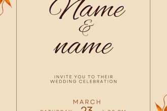 make wedding cards and invitation cards