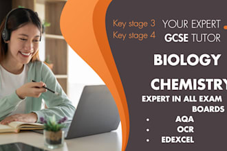 be your expert gcse biology and chemistry tutor