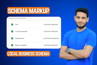 add schema markup and rich snippets on wordpress or shopify website json ld