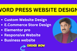 develop professional wordpress website or responsive wordpress layout design