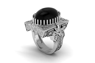 professional 3d cad jewelry design and rendering high quaity